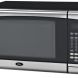 Oster 1.1 Cu Ft 1000 Watts/Push Button with Stainless Steel Trim/Black Cabinet - 0
