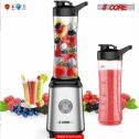 5 Core Blender -Personal, Portable for Shakes, Smoothies, Juice + 2 Cups 300W