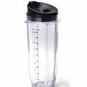 Ninja Auto-iQ Multi-Serve 32 Ounce Blender Replacement Cup with On-the-Go Drinking Lid (Large, 32 Oz)