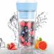 Geek Chef GPB30 10 Oz Portable Mini Personal Cordless Rechargeable Blender, Blue - 0