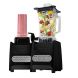 Ovente Professional Countertop Blender with Dispenser and Extra 13.5 Ounces BPA-Free Blender Cup for Smoothie, Protein Shakes, and Puree Baby Food, 1000 Watts Base, Multi Speed, Black (BLH1000B) - 2