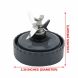 16 oz Cup with To-Go Lid and Extractor Blade Replacement Parts 303KKU 305KKU 307KKU Compatible with Nutri Ninja BL660 BL740 - 1