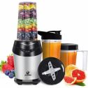 Posame 800wProfessional Smoothie Blender 32 oz Portable BPA-Free Jar, Black