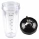 Nutri Ninja 24 oz Cup with Extractor Blade Replacement Combo 483KKU486 409KKU641 - 0