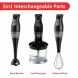 Brentwood Appliances HB-38BK 2-Speed Hand Blender And Food Processor With Balloon Whisk (Black) - 1