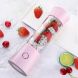 Size Blender Portable Blender USB Rechargeable Juicer Cup Single Serving Blender Fruit Mixing Machine 480ML BPA Free - 0