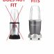 Blendin Extractor and Milling Flat Blade with Gaskets,Fits NutriBullet Blenders Juicers - 1