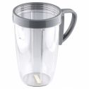 24 oz Tall Cup includes Handled Lip Ring Replacement Part Compatible with NutriBullet 600W 900W Blenders NB-101B NB-101S