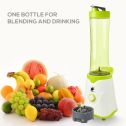 J-JATI Electric Personal Blender Juicer Drink Personal Size Blender fruit smoothie Maker With Portable Sports Travel Bottle to Go Easy Blend Personal Cup you can take with you anywhere