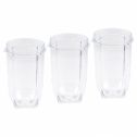 3 Pack 16 oz Tall Cup Replacement Part for Magic Bullet MB1001 250W Blenders