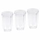 3 Pack 16 oz Tall Cup Replacement Part for Magic Bullet MB1001 250W Blenders - 0
