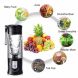 Portable Mini Travel Fruit USB Juicer Cup, Personal Small Electric Juice Mixer Blender Machine with 4000mAh Rechargeable Battery-420ML Water Bottle (Black) - 1