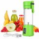 Juice Blender, 380ml Portable Mini Personal Juicer Personal Blender USB Charging Fruit Mixing Machine, Mini Fruit Juice Extractor, ElectricMixer Cup, Green - 2