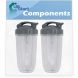 2 Pack UpStart Components Replacement 32 oz Cup with Flip Top To-go Lid for Ninja NutriBullet Pro 900 Series Blender - 0