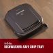 George Foreman 4-Serving Removable Plate Electric Grill and Panini Press, Black, GRP1060B - 3