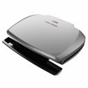 George Foreman 9-Serving Classic Plate Grill and Panini Press, Silver, GR390FP