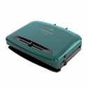 George Foreman Rapid Grill Series 5-Serving Removable Plate Electric Indoor Grill and Panini Press, Variable Temp, Titanium Infused Plates, Green/Titanium, RPGV3801GT