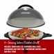 George Foreman 15+ Serving Indoor / Outdoor Electric Grill with Ceramic Plates, Gun Metal, GFO3320GM - 2