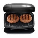 George Foreman GR0040B 2-Serving Classic Plate Grill, Black