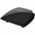 George Foreman 8-Serving Classic Plate Electric Indoor Grill and Panini Press, Black, GR380FB