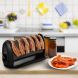 J-Jati Bacon cooker Maker Crispy Bacon Grill Non-Stick Crispy Bacon Home Bacon Maker Breakfast Crispy Bacon 6 strips bacon maker Black Removable Drip tray Bacon Cooker - 1