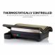 Ovente Electric Panini Press Sandwich Maker Grill Double Nonstick Flat Cooking Plate 10.2 x 6.7 Inch, 1000 Watt with Thermostat Control, Perfect for BBQ Grilled Fish & Cheese, Nickel Brushed GP0620BR - 3