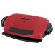 george foreman 5-serving removable plate electric indoor grill and panini press, red, grp0004r - 0