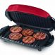 george foreman 5-serving removable plate electric indoor grill and panini press, red, grp0004r - 1