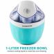 Ovente Electric Ice Cream Maker 1 Liter, 15 Watts Sorbet and Frozen Yogurt Machine, Quick Easy and Healthy Homemade Dessert Mix Creation, Perfect for Summer Day and Party, Blue (ICM110BL) - 2