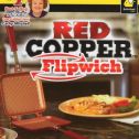 As Seen on TV Red Copper Double Coated 2X Premium  FlipWich Sandwich Panini Maker
