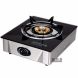 EMATIK Stove Glass-Top Portable Propane Gas Single Burner Countertop Outdoor/Indoor Stainless Steel Stove with Low Pressure Gas Regulator for Tailgate Camping Traveling â€¦ - 0