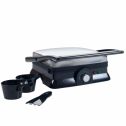 Panini Press Indoor Grill and Gourmet Sandwich Maker, Electric with Nonstick Plates by Chef Buddy