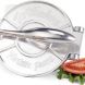 HIC Tortilla Press for 6-Inch Tortillas, 8.5-Inches x 6.375-Inches x 2.125-Inches - 0