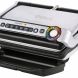 T-fal GC702 OptiGrill Stainless Steel Indoor Electric Grill with Removable and Dishwasher Safe plates 1800-watt Silver - Certified Refurbished - 2