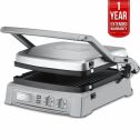 Cuisinart Griddler Deluxe Brushed Stainless (GR-150) with 1 Year Extended Warranty