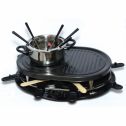 Total Chef TCRF08BN 1200 Watts 8-Person Raclette Party Grill with Fondue Pot by Koolatron
