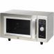 NEXEL® Commercial Microwave Oven, 0.9 Cu. Ft., 1000 Watts, Dial Control, Stainless Steel, Lot of 1 - 0