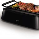 Philips Avance 1660W Infrared Indoor Grill - Black HD6371/94 (CERTIFIED REFURBISHED)
