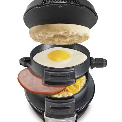 Hamilton Beach 25477 Breakfast Electric Sandwich Maker, Black Photo