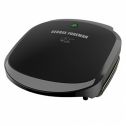 George Foreman GR136B 2-Serving Classic Plate Grill and Pannini Press, Black