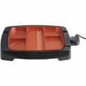 Brentwood TS-825 Multi-Portion Electric Indoor Grill, Non-Stick Copper Coating