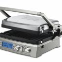 Cuisinart Griddler with 6 In 1 Cooking Options Contact Grill, Panini Press, Full Griddle, Full Grill, Half Grill/Half Griddle &amp; Top Melt with Sear Function and Adjustable Top Cover