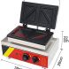Techtongda Nonstick Electric 4 Slice Sandwich Toaster Waffle Press Maker Machine Grill for Dessert Making - 3