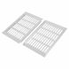 Unique Bargains 4pcs 225mmx150mm Aluminum Alloy Air Vent Louvered Grill Cover Ventilation Grille - 1