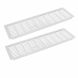 Unique Bargains 2pcs 500mmx150mm Aluminum Alloy Air Vent Louvered Grill Cover Ventilation Grille - 0