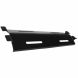 17" Black Heat Plate for Bakers and Chefs Gas Grills - 0