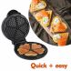 Mini Waffle Maker Waffle Machine for Individual Waffles, Paninis, Hash browns, & other on the go Breakfast, Lunch or Snacks - 2