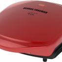 George Foreman 2-Serving Classic Plate Electric Indoor Grill and Panini Press, Red, GR10RM,5.6 x 10 x 9.2"