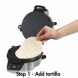 Hamilton Beach 25495 Breakfast Burrito Maker, Silver - 1