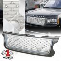 Grey/Chrome/Silver ABS Autobiography Style Grille/Grill for 10-13 Range Rover 11 12